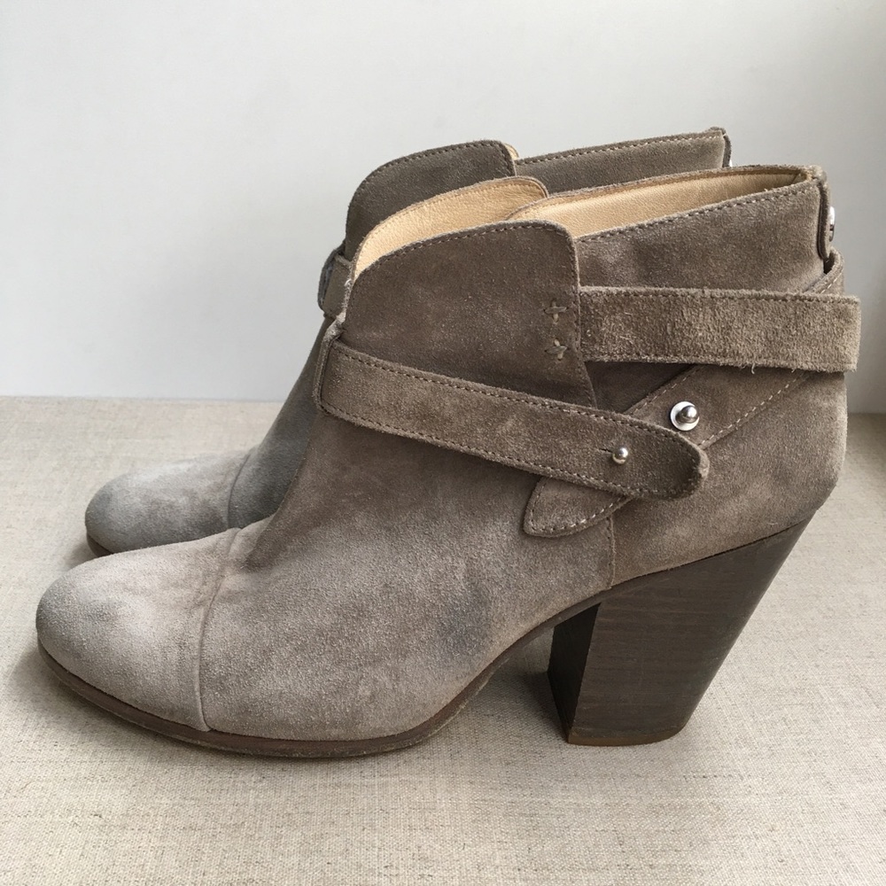Rag & Bone Women EU 41 Harrow Gray Suede Booties